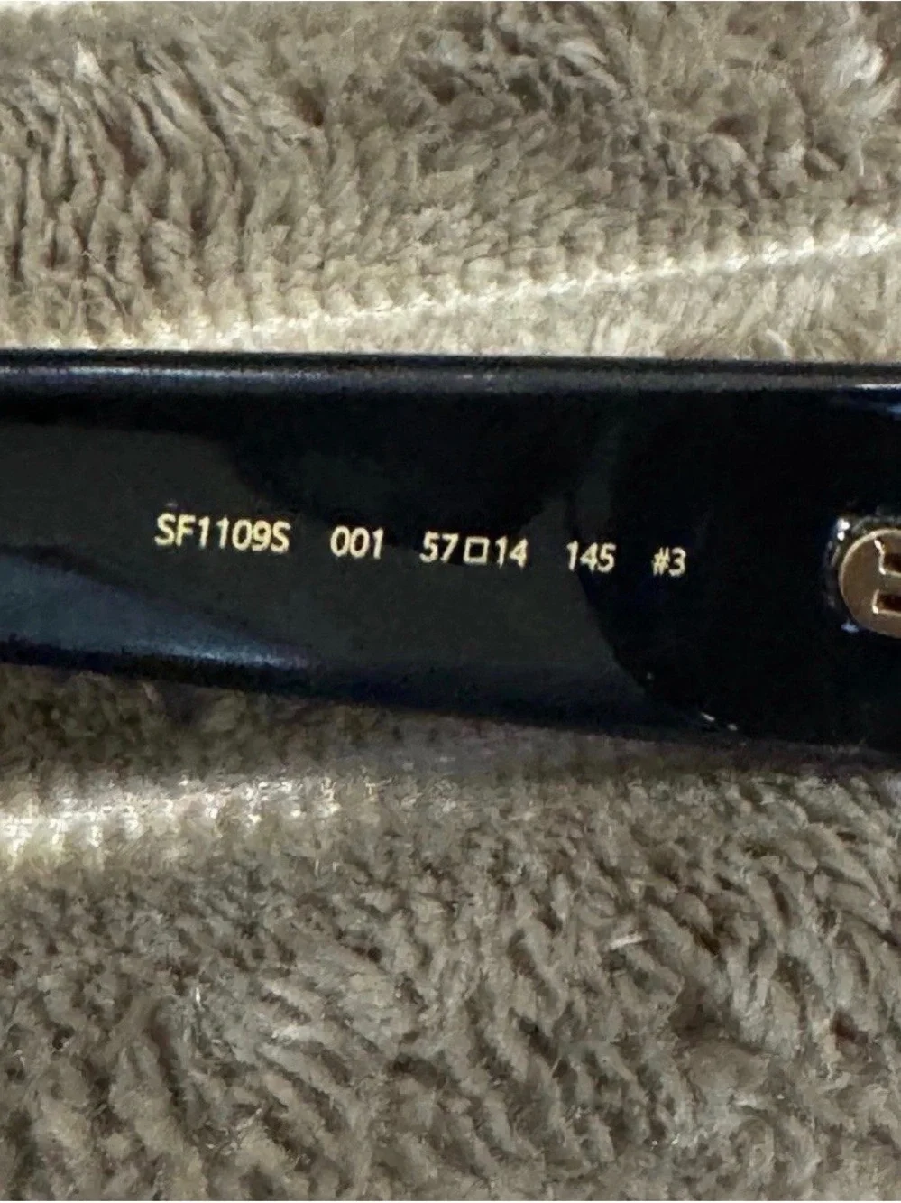 Salvatore Ferragamo Black Women's Rectangle Sunglasses